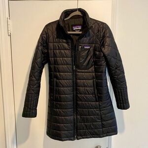 Patagonia Radalie Women's Black Puffer Coat, like new